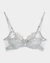 Lise Charmel Source Beaute Embroidered Tulle Demi Bra In Sp/source Perle