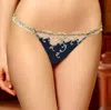Lise Charmel Splendeur Silk Sexy String Thong In Marine