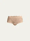 Lise Charmel Sublime En Dentelle Boyshorts In Nude Sublime