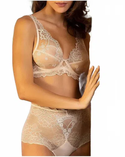 Lise Charmel Sublime En Dentelle High Waist Panty In Beige In Multi