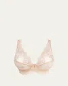 Lise Charmel Sublime En Dentelle Lace Push-up Bra In Neutral
