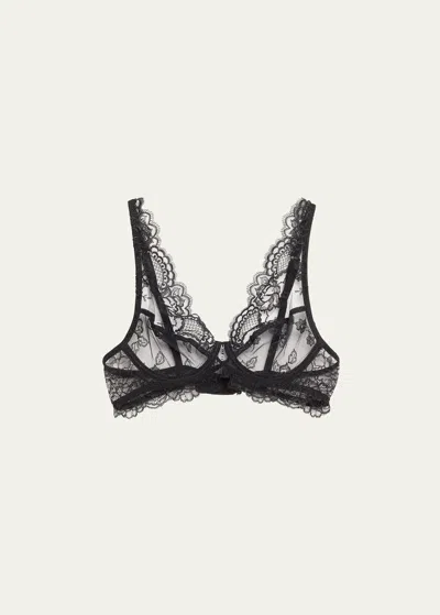Lise Charmel Sublime En Dentelle Lace Push-up Bra In No/noir
