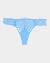 Lise Charmel Sublime En Dentelle Lace Thong In Blue