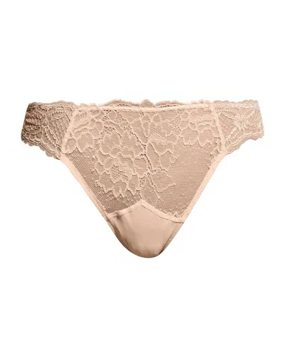 Lise Charmel Sublime En Dentelle Lace Thong In Vp/vert Princesse