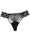 Lise Charmel Sublime Lace Thong In Black