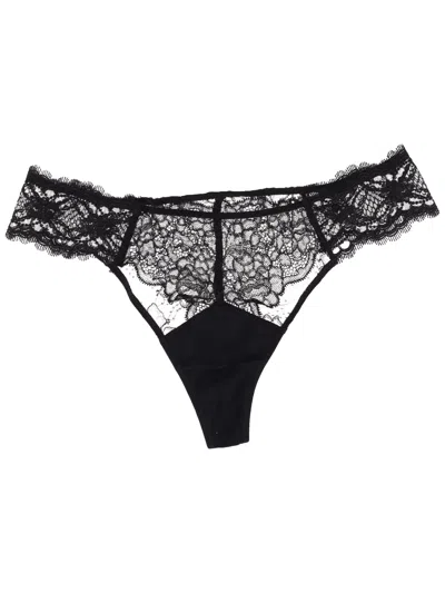 Lise Charmel Sublime Mini Thong In Nero