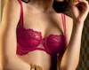 Lise Charmel Tellement Glamour Demi Cup Bra In So Ruby In Red