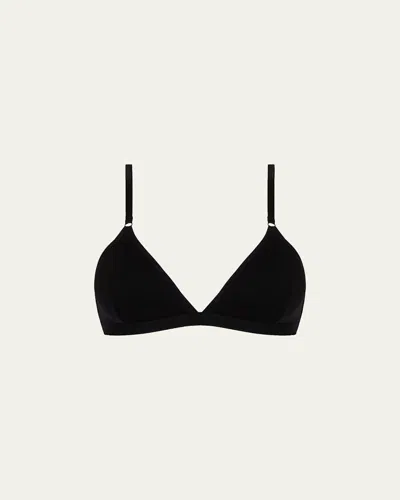Lise Charmel Wireless Soft Knit Triangle Bra In Black