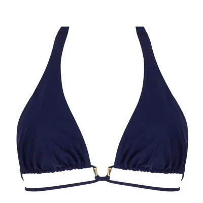 Lise Charmel Women's Nautique Triangle Bikini Top In Marine Classe In Blue