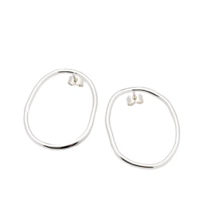 Lise Skovgaard Women's Map Hoops Silver