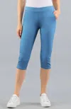 Lisette Capri Pants In Indigo In Multi