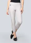 Lisette Juniper Fabric Ankle Pants In Stone