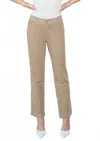 Lisette L Corduroy Straight Leg Pants In Portobello In Brown