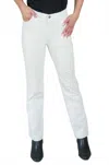 Lisette L Corduroy Straight Leg Pants In Winter White In White