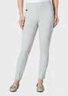Lisette L Kathryne Slim Ankle Pant In Silver Dust In Blue