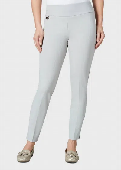 Lisette L Kathryne Slim Ankle Pant In Silver Dust In Blue