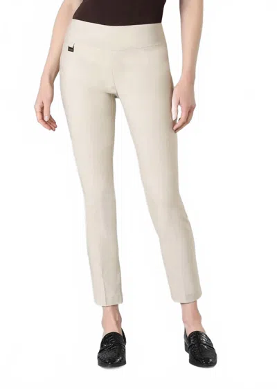 Lisette Magical Lycra Ankle Pant In Beige