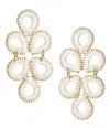 LISI LERCH GINGER STRAW EARRINGS IN WHITE