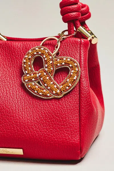 Lisi Lerch Hand-beaded Bag Charm In Purple