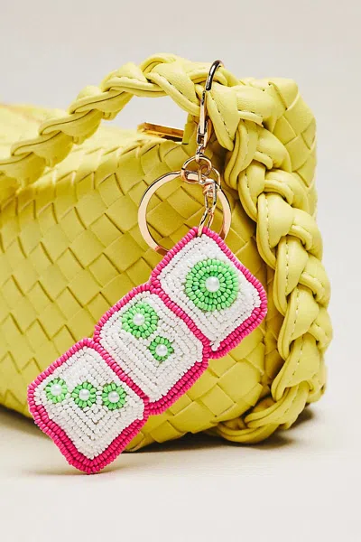 Lisi Lerch Hand-beaded Bag Charm In Multi