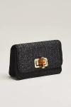 Lisi Lerch Lilly Raffia Clutch In Black