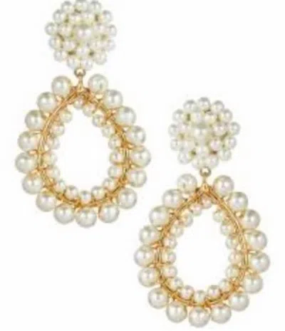 Lisi Lerch Margo Earrings In Pearl