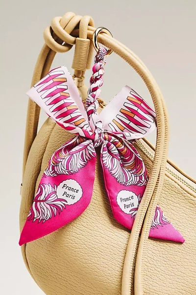 Lisi Lerch Megan Scarf Bag Charm In Neutral