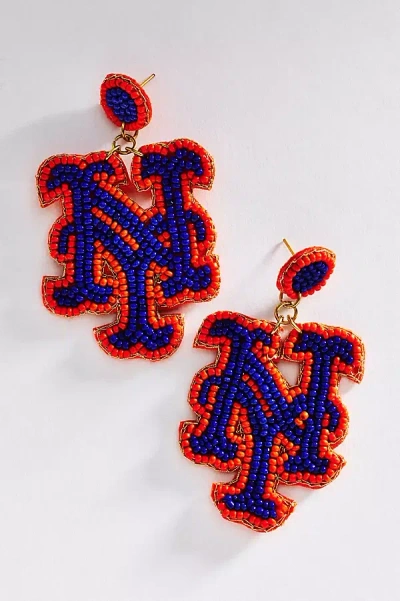 Lisi Lerch Mlb Beaded Earrings In Multi