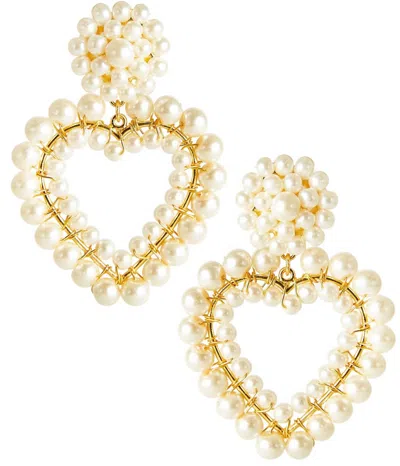 Lisi Lerch Roxy Earrings In Pearl