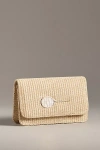 Lisi Lerch Ruby Foldover Straw Clutch