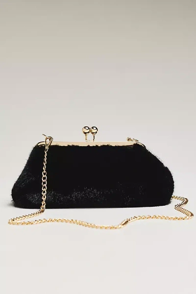 Lisi Lerch Sarah Faux Fur Clutch In Black