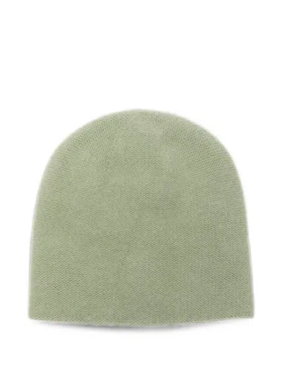Liska Angelika Cashmere Beanie Hat In Green