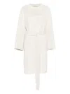 Liska Belted Coat In White
