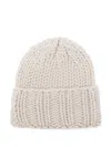 Liska Beanie Mit Zopfmuster In Neutral