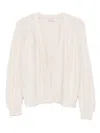 Liska Cardigan Mit Zopfmuster In Neutral