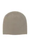 Liska Cashmere Beanie Hat In Brown