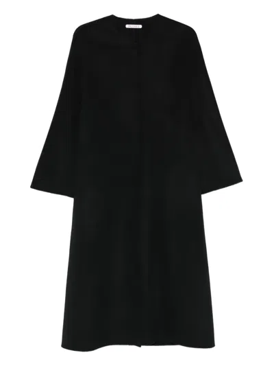 Liska Mantel Aus Kaschmirgemisch In Black