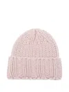 Liska Grob Gestrickte Kaschmirbeanie In Pink