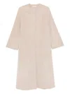 Liska Cashmere Coat In Neutral
