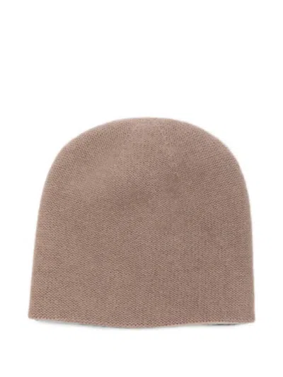 Liska Fine-knit Beanie Hat In Neutral