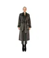 Liska Long-sleeved Fur In Black