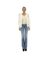 Liska Long-sleeved Fur In White