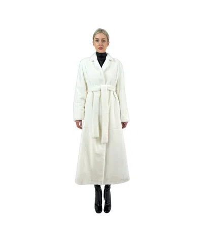 Liska Long-sleeved Fur In White