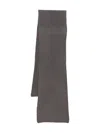 Liska Michaela Chunky-knit Scarf In Brown
