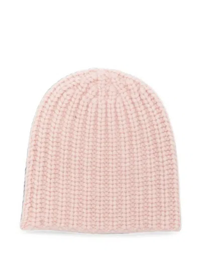 Liska Michaela Chunky-knit Beanie Hat In Pink