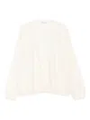 Liska Open-front Cardigan In Neutral