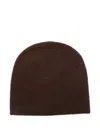 Liska Klassische Beanie In Brown