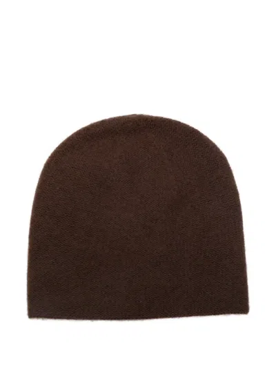 Liska Klassische Beanie In Brown