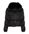 Liska Quilted Down Jacket In Black
