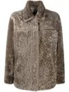 Liska Wendbare Lammfelljacke In Multi